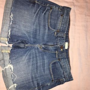 j. crew denim shorts! never worn, size 0